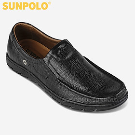 Giày Mọi Nam Da Bò Sunpolo SUS505D