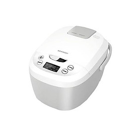 Nồi Cơm Điện Tử Sharp KS-COM180EV (1.8L) - Trắng - Hàng chính hãng