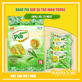 Bánh pía kim sa trà xanh tan chảy 500g