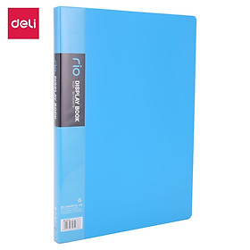 File Lá Văn Phòng Deli 60 Lá - Xanh Dương/Xanh Lá/Hồng/Vàng/Cam - 1 Chiếc - E5035