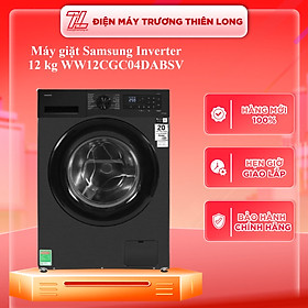 Máy giặt Samsung Inverter 12 kg WW12CGC04DABSV - HÀNG CHÍNH HÃNG - CHỈ GIAO HCM
