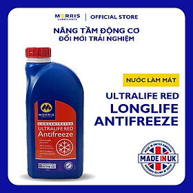 Nước Làm Mát Đỏ Cao Cấp Cho Động Cơ Xăng - Morris Lubricants Ultralife Red Longlife / Can 1L