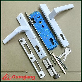 Mua Bộ khoá tay gạt đơn điểm cửa nhựa lõi thép tay vuông