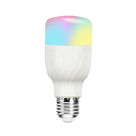 Bóng Đèn LED RGB+W Thông Minh Điều Khiển Độ Tối Từ Xa Bằng Wifi Điện Thoại Tương Thích Alexa V7 E27 (11W)