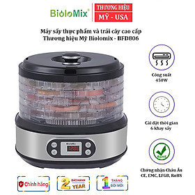 Mua Máy sấy thực phẩm và trái cây Biolomix BFD806 BPA FREE Chế độ sấy 360 độ thông minh - HÀNG NHẬP KHẨU