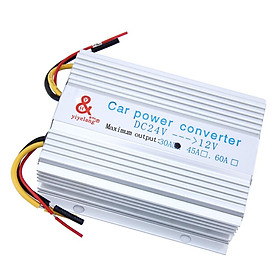 Car Power Supply DC 24V to 12V 30A Converter Inverter Transformer