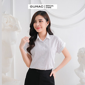 Áo sơ mi nữ GUMAC AC03068 tay ngắn cánh dơi