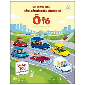 First Sticker Book - Sách Dán Hình Đầu Đời Cho Bé - Ô Tô