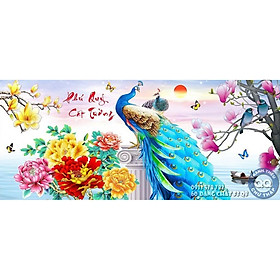 120*56CM TRANH ĐÁ PHÚ QUÝ CÁT TƯỜNG TRANH ĐÍNH ĐÁ CHƯA ĐÍNH VS363