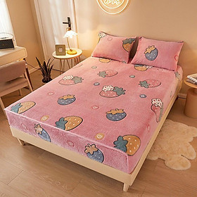 Ga Nỉ Bông Tuyết Set 3món Siêu Mềm Mịn