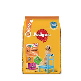 Thức Ăn Cho Chó Con Pedigree Puppy Chicken, Egg and Milk Flavor Vị 1.3kg/Túi