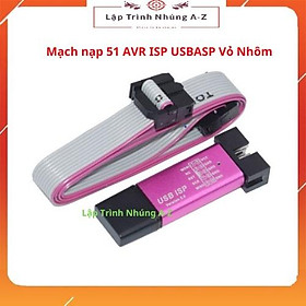 Mua  Lập Trình Nhúng A-Z  111  Mạch nạp 51 AVR ISP USBASP Vỏ Nhôm