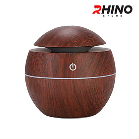 Máy phun sương tinh dầu tạo ẩm Rhino H402 hình cầu, dung tích 200ml nhiều màu - hàng chính hãng