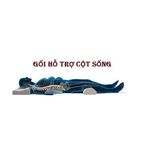 Mua Bộ 3 gối ngủ bảo vệ cột sống -Gối kê cổ  gối kê thắt lưng  gối chân Giúp bạn ngủ ngon và giảm đau cổ vai gáy -thắt lưng