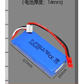 Pin sạc 2s 7.4v 1200mah 25c xe điều khiển từ xa máy bay điều khiển