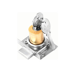 Mua Ổ khoá tủ Việt Tiệp KT97 chất liệu đồng inox màu vàng trắng dùng cho các loại cửa tủ bằng gỗ
