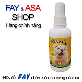 Sạch ve rận - Palma Spray 100ml - Tinh dầu thiên nhiên, an toàn, hiệu quả