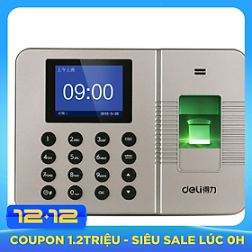 Máy Chấm Công Vân Tay Effective Deli 33113
