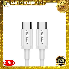 Mua Cáp Sạc nhanh Usb Type-C Ugreen 60517 dài 0 5m - Cáp USB C 2 đầu dương cao cấp- Hàng Chính Hãng