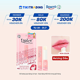 Son dưỡng môi hiệu chỉnh ửng hồng tự nhiên Lipice Sheer Color Hương Dâu (Ardent) 2.4g