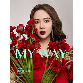 Đầm Nữ Dự Tiệc My Way Dáng A Trễ Vai Đính Hoa Sang Trọng 5MD03109