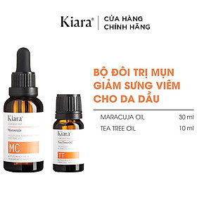 Bộ Đôi Chấm Mụn - Kiềm Dầu Kiara Maracuja và Tea Tree Oil