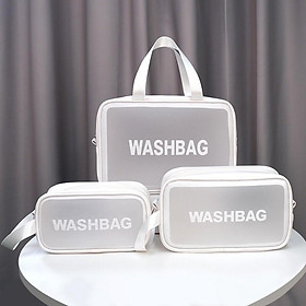 Túi Đựng Mỹ Phẩm, Đồ Trang Điểm Đi Du Lịch Washbag Trong Suốt Chống Thấm Nước Tiện Lợi