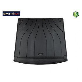 Thảm lót cốp xe ô tô Porsche Cayenne 2018+ nhãn hiệu Macsim 3W chất liệu TPE cao cấp màu đen