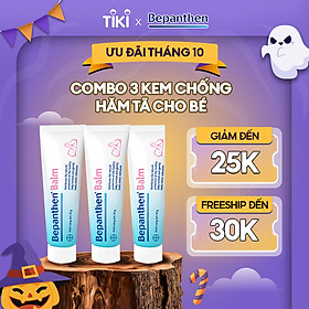 Combo 3 Kem Chống Hăm BEPANTHEN Balm Dạng Kem Mỡ Tuýp 30G x3