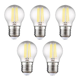 COMBO 5 BÓNG đèn LED chiếu sáng G45- năng lượng VÀNG ẤM DDT