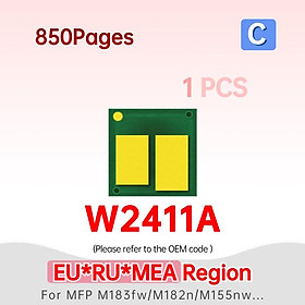 W2310A 215A Chip Toner W2313A W2413A W2412A W2411A W2410A 216A Đặt lại chip cho HP Color LaserJet Pro M155A M15 M182NW M182 M183FW