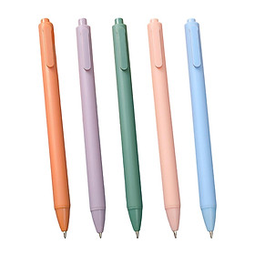 5Pcs Press Pen 0.5mm Black   Ink Pens for School Supplies Printing Drawing