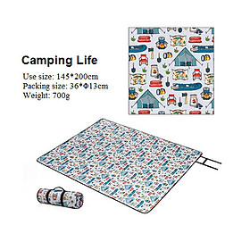 Thảm trải picnic NH19D024-Z 145*200cm phù hợp dã ngoại, trải văn phòng nghỉ trưa, thảm gia đình