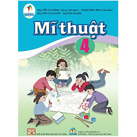 Sách – Mĩ Thuât 4 Cánh Diều và 2 tập giấy kiểm tra ô ly vỏ hồng tím
