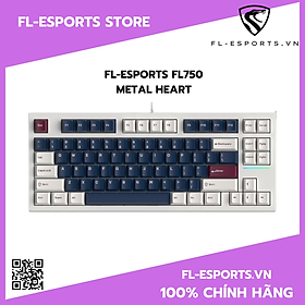 Mua Bàn phím cơ FL-Esports FL750 CPM Metal Heart 3 Mode - Hàng chính hãng