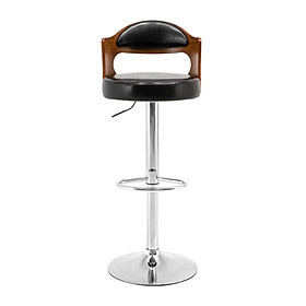 Mua Ghế Quầy Bar Nâng Hạ Nệm Da Có Dựa Lưng Gỗ - Ghế Ngồi Coffee Decor Nhà Hàng  Phòng Ăn Gia Đình Đẹp