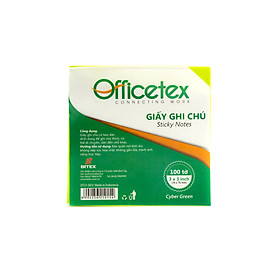 Giấy ghi chú Officetex 3 x 3 dạ quang nhiều màu