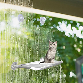 Sunbath Cat Window Perch Hanging Bed Hammock Suction Cup Pet Dog Pink