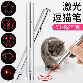 ￼Đèn pin laser mini sạc điện cổng USB chiếu nhiều hình ngộ nghĩnh cho chó mèo