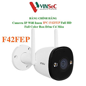 Camera imou Bullet IPC-F42FEP 4.0 Megapixel, Fullcolor có màu ban đêm, có đàm thoại 2 chiều, báo động - hàng chính hãng