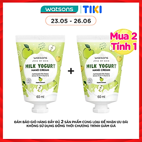 Kem Dưỡng Tay Watsons Milk Yogurt Hương Táo Hand Cream Apple Extract 60ml