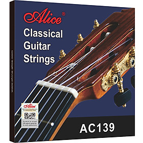 Mua Bộ dây đàn Guitar Classic/ Classical Guitar String Set - Alice AC139 - Titanium Nylon Plain String  Silver Plated 85/15 Copper Winding  Anti-Rust Coating - Hàng chính hãng