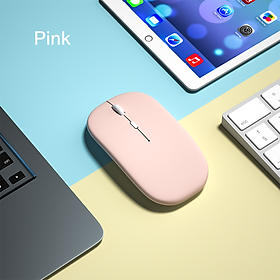 Chuột Không Dây Sạc Chuột Bluetooth Máy Tính Im Lặng Mause Ergonomic Cho Apple iPad Pro Macbook Samsung Laptop - one