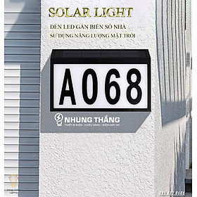 Mua Đèn Năng Lượng Mặt Trời Chiếu Biển Số Nhà MT-A868 - Tự Động Sáng Khi Trời Tối - Lắp Đặt Dễ Dàng - Bao Gồm Cột Cắm - Có Video
