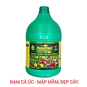 Mua Phân đạm cá hữu cơ  POWERFEED – Can 3 lít  nhập khẩu từ Úc