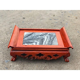 Mua Khay trà hoa mai gỗ hương (27x37)