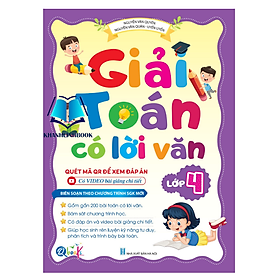 Sách - Giải toán có lời văn lớp 4