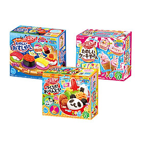 Combo 3 hộp kẹo sáng tạo popin cookin đồ chơi ăn được