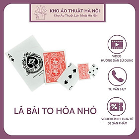 Ảo Thuật 5 Lá Bài To Hóa Nhỏ, Đạo Cụ Biểu Diễn Đường Phố, Đồ Chơi Sáng Tạo,Thông Minh, Rèn Luyện Kỹ Năng