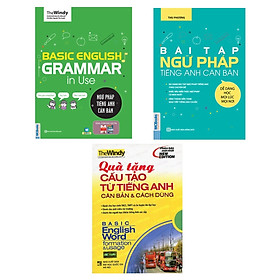 Combo 2 Cuốn Ngữ Pháp Và Bài Tập Ngữ Pháp Tiếng Anh Căn Bản Tặng Kèm Cấu Tạo Từ Tiếng Anh Căn Bản Và Cách Dùng